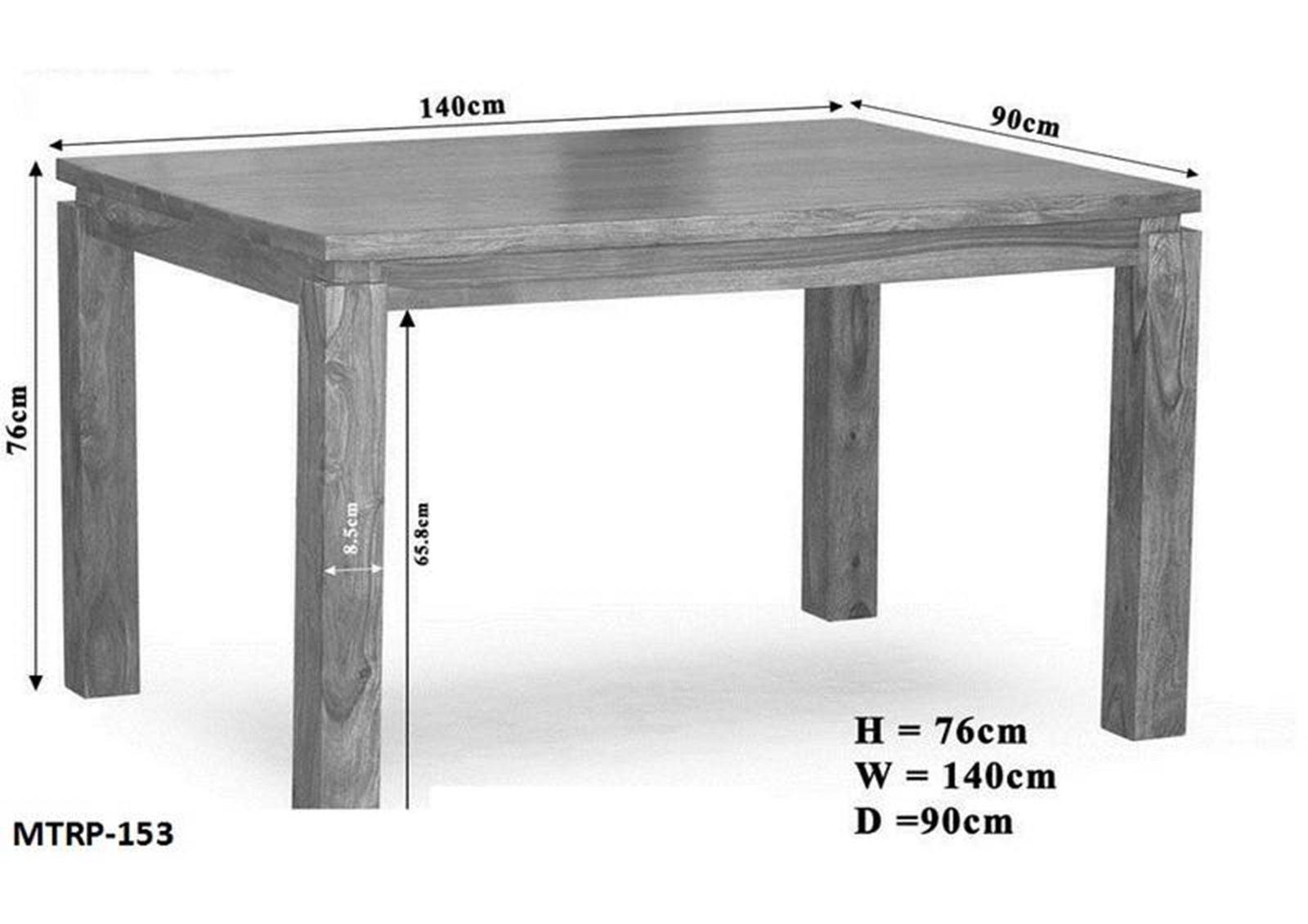 Gangaur Modern Sheesham Dining table #2 - Duraster