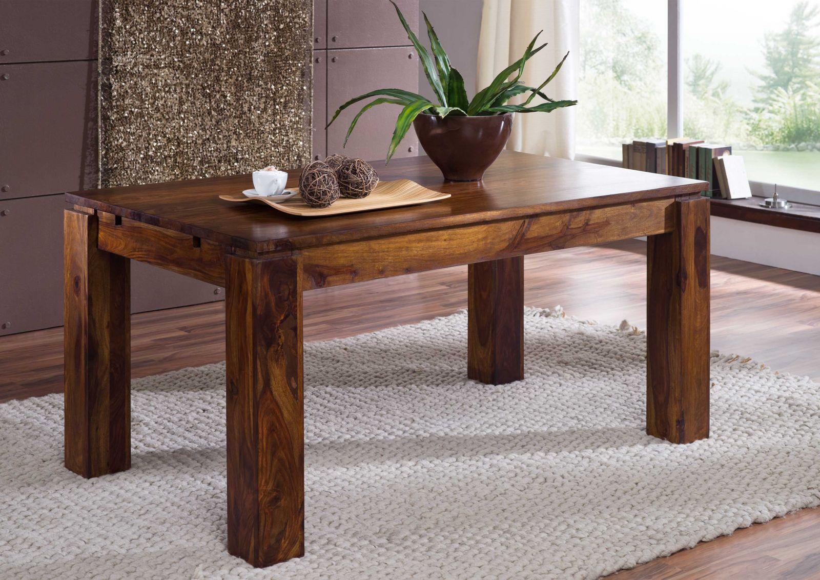 Metro Latest Sheesham Dining table with extension panels #1 - Duraster