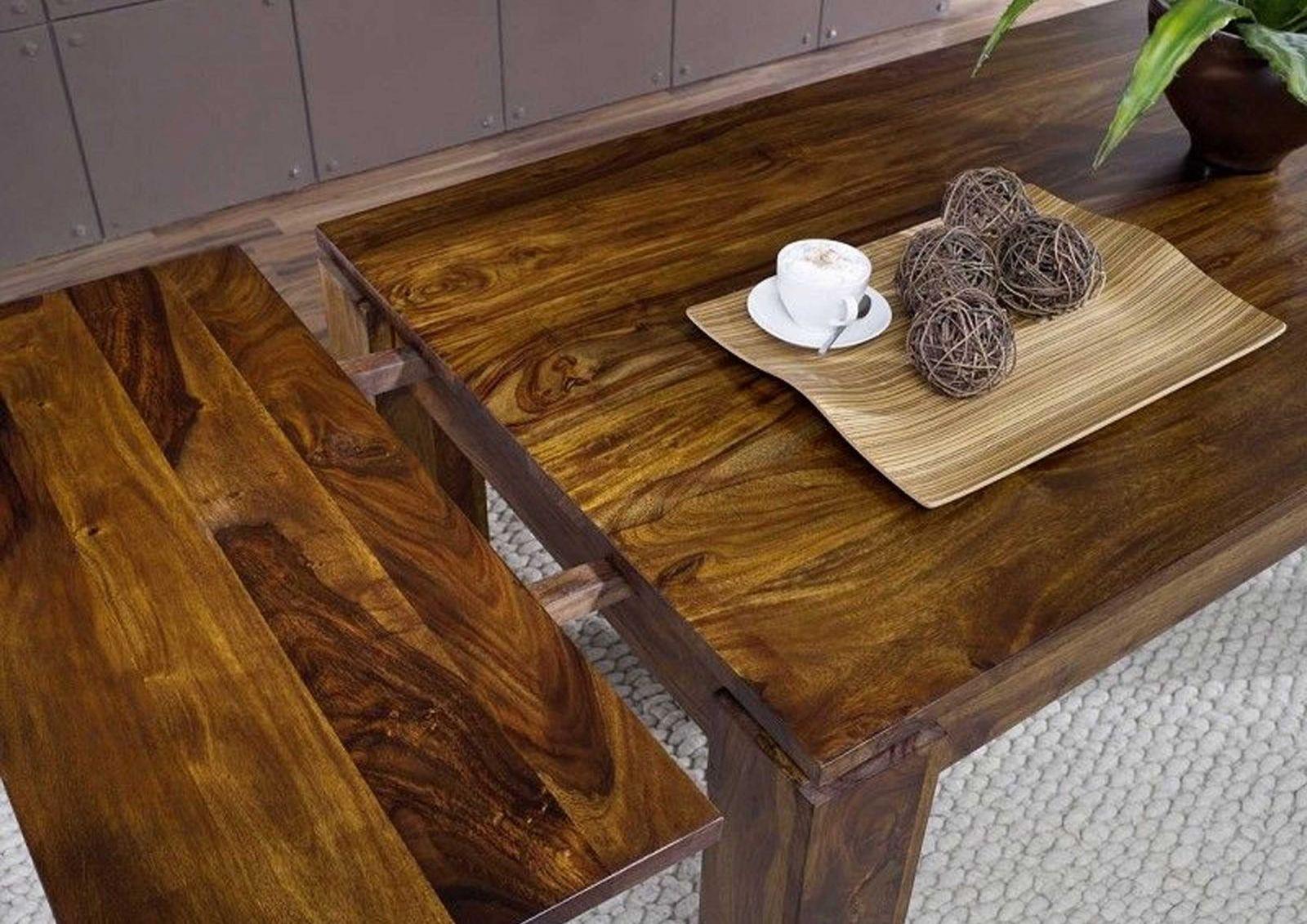 Metro Latest Sheesham Dining table with extension panels #1 - Duraster