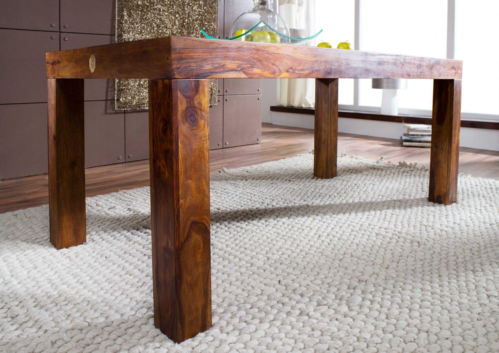 Metro Modern Sheesham Dining Table #2 - Duraster