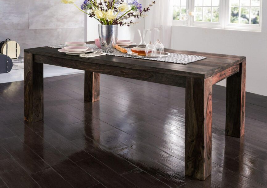 Marvel Modern Sheesham Wood Dining Table - Duraster