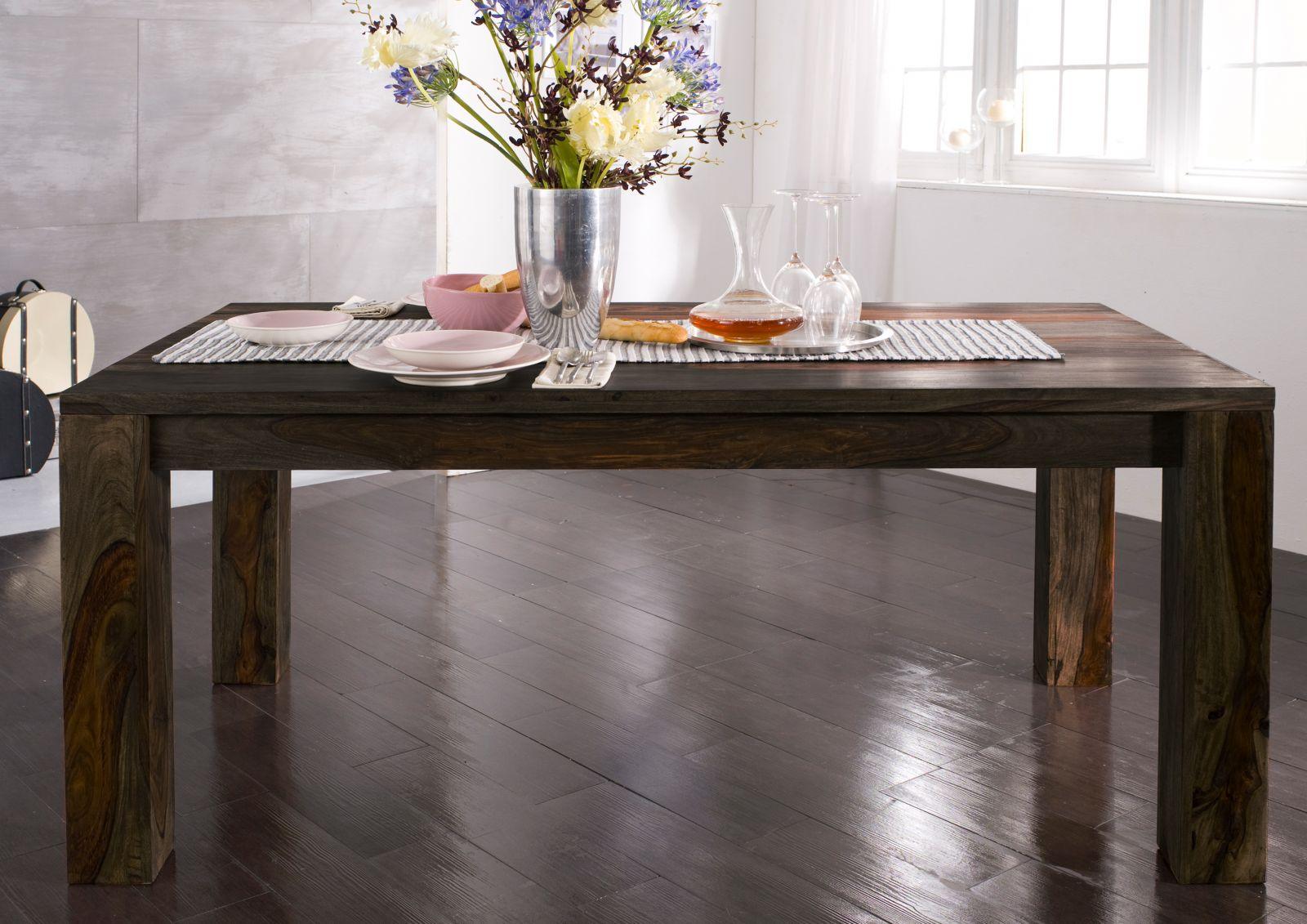 Marvel Modern Sheesham Wood Dining Table - Duraster