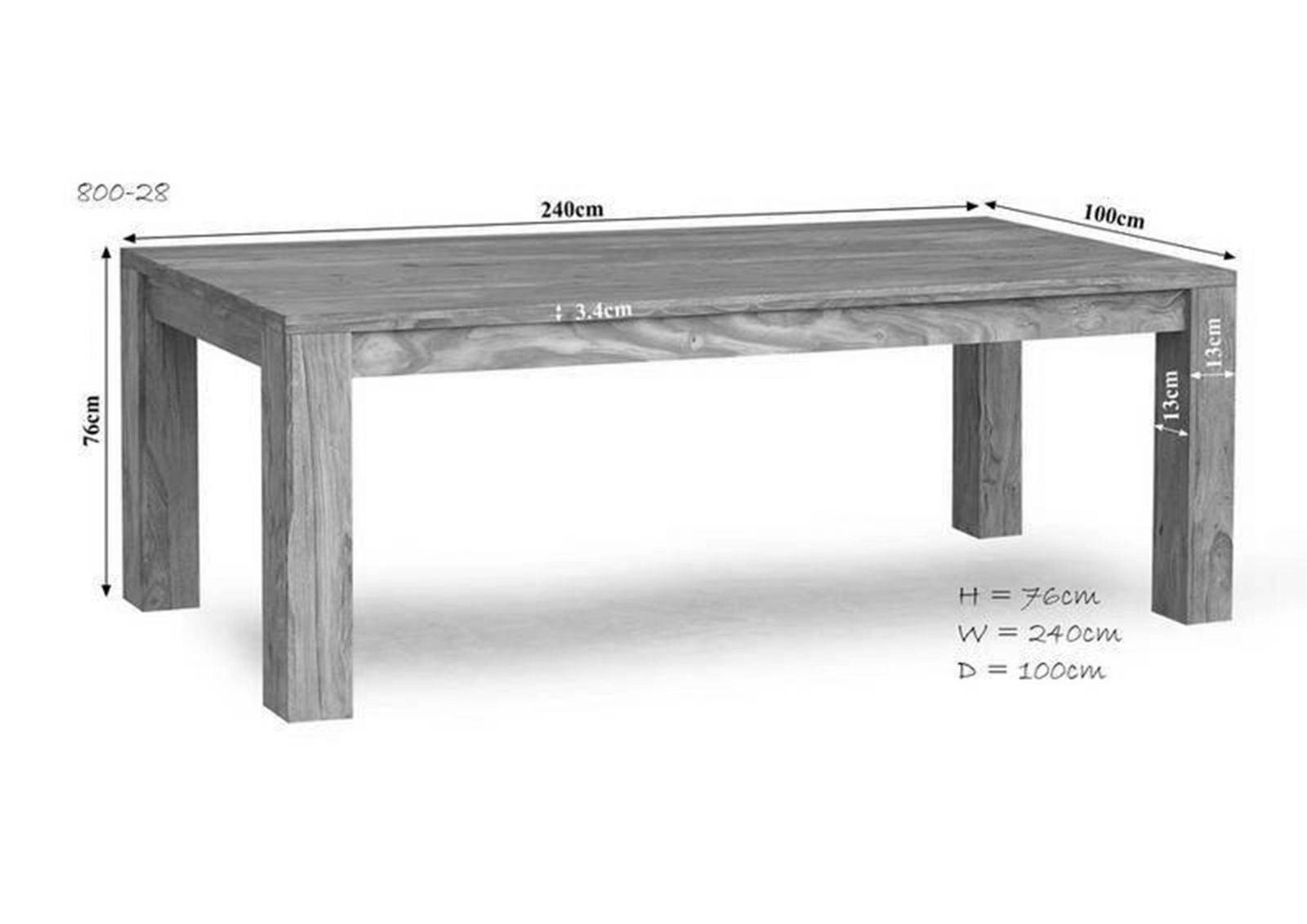 Nature Stylish Sheesham Dining Table #2 - Duraster