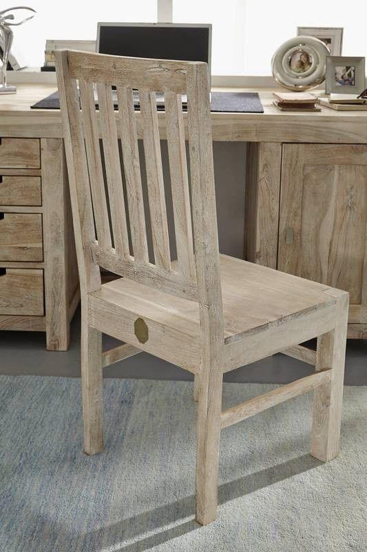 Novo Acacia Sturdy Solid Wood Chair - Duraster