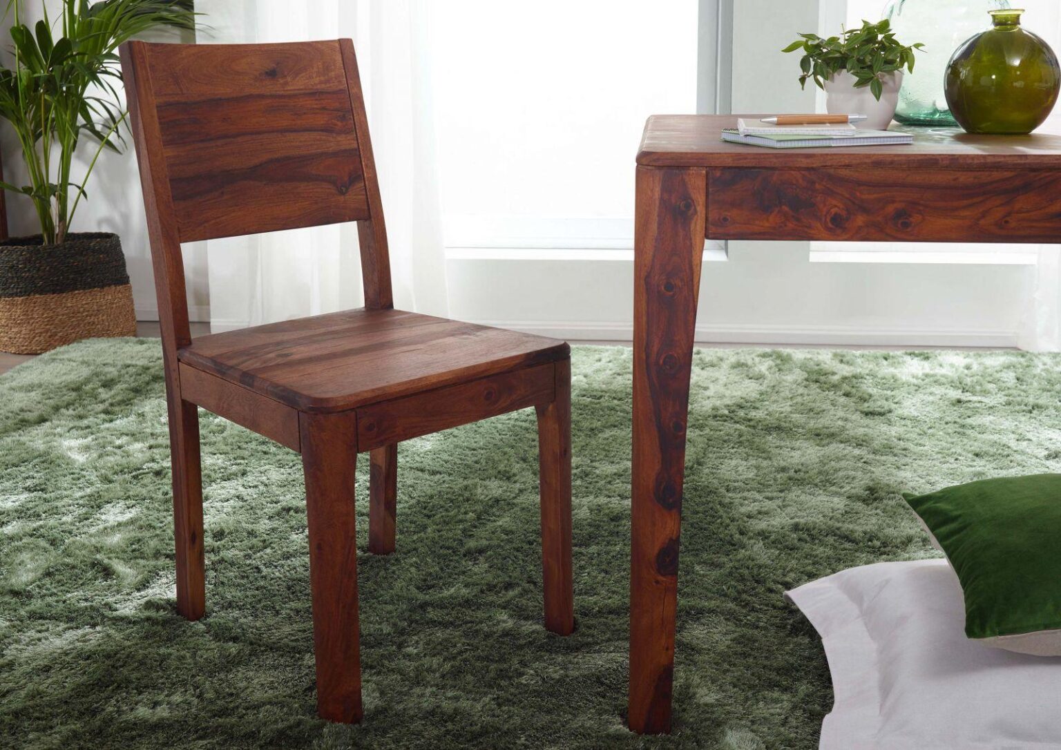 Heritage Sheesham Modernized Chair - Duraster