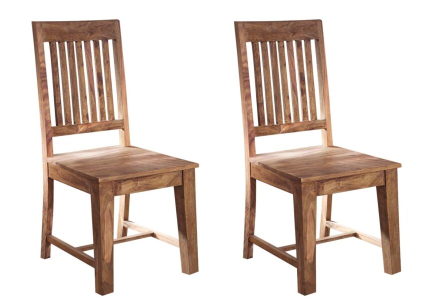 Victoria Minimalist Sheesham Chair (set of 2) - Duraster