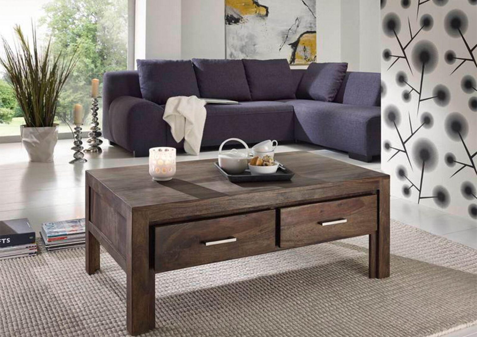 Gangaur Modern Sheesham Coffee Table #1 - Duraster
