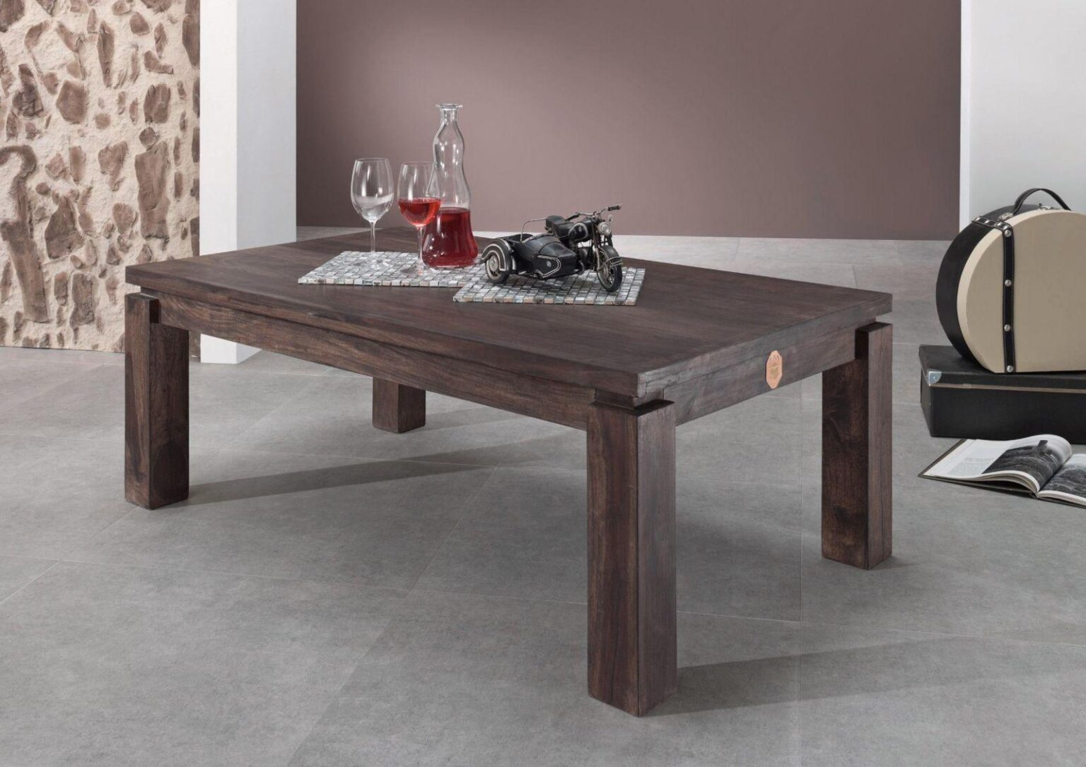 Gangaur New edge Sheesham Coffee Table #2 - Duraster
