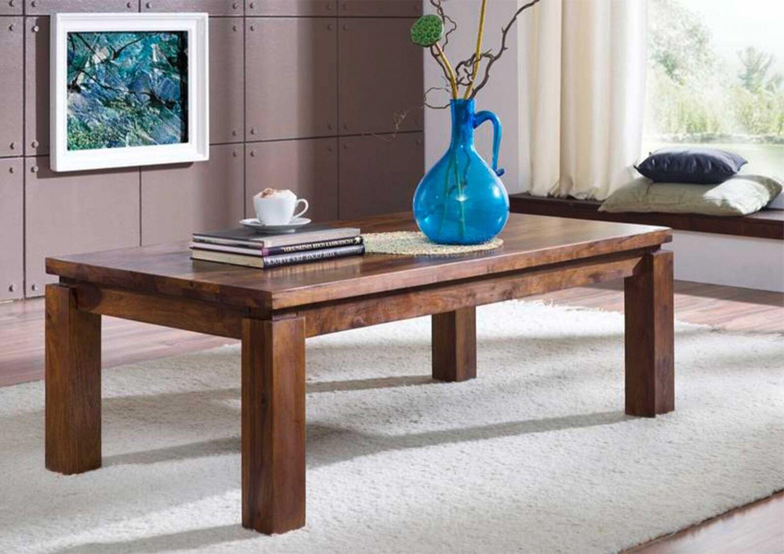 Metro Modern Sheesham Coffee table #2 - Duraster