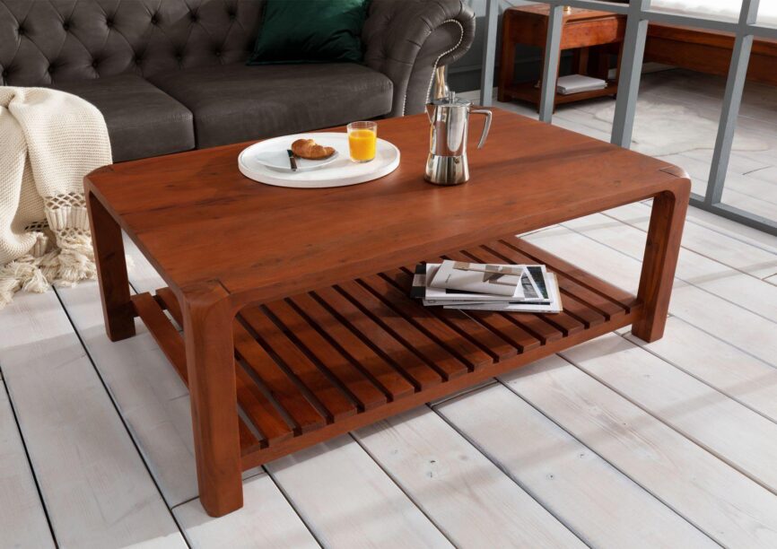 Osian Acacia Elegant Coffee Table - Duraster
