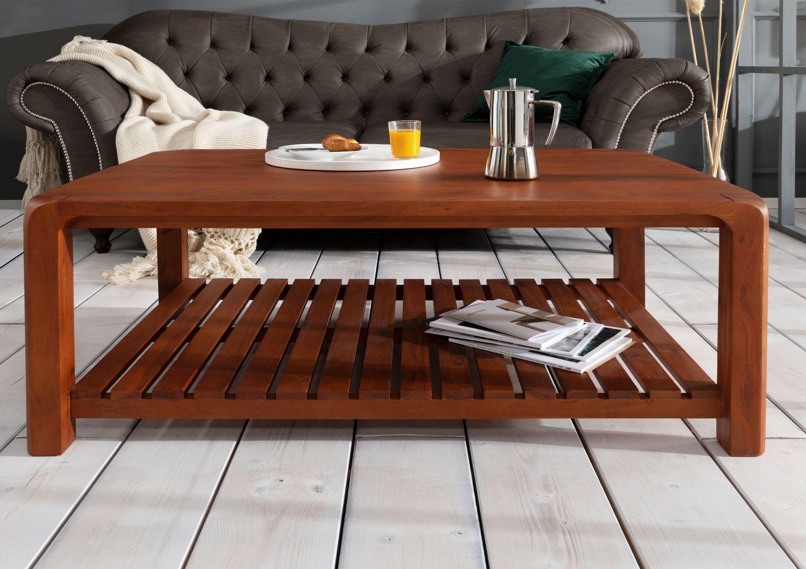 Osian Acacia Elegant Coffee Table - Duraster