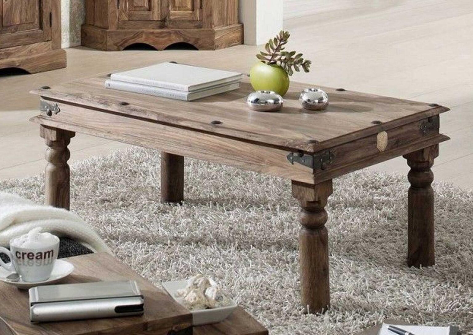 Victoria Fashionable Sheesham Coffee Table #2 - Duraster
