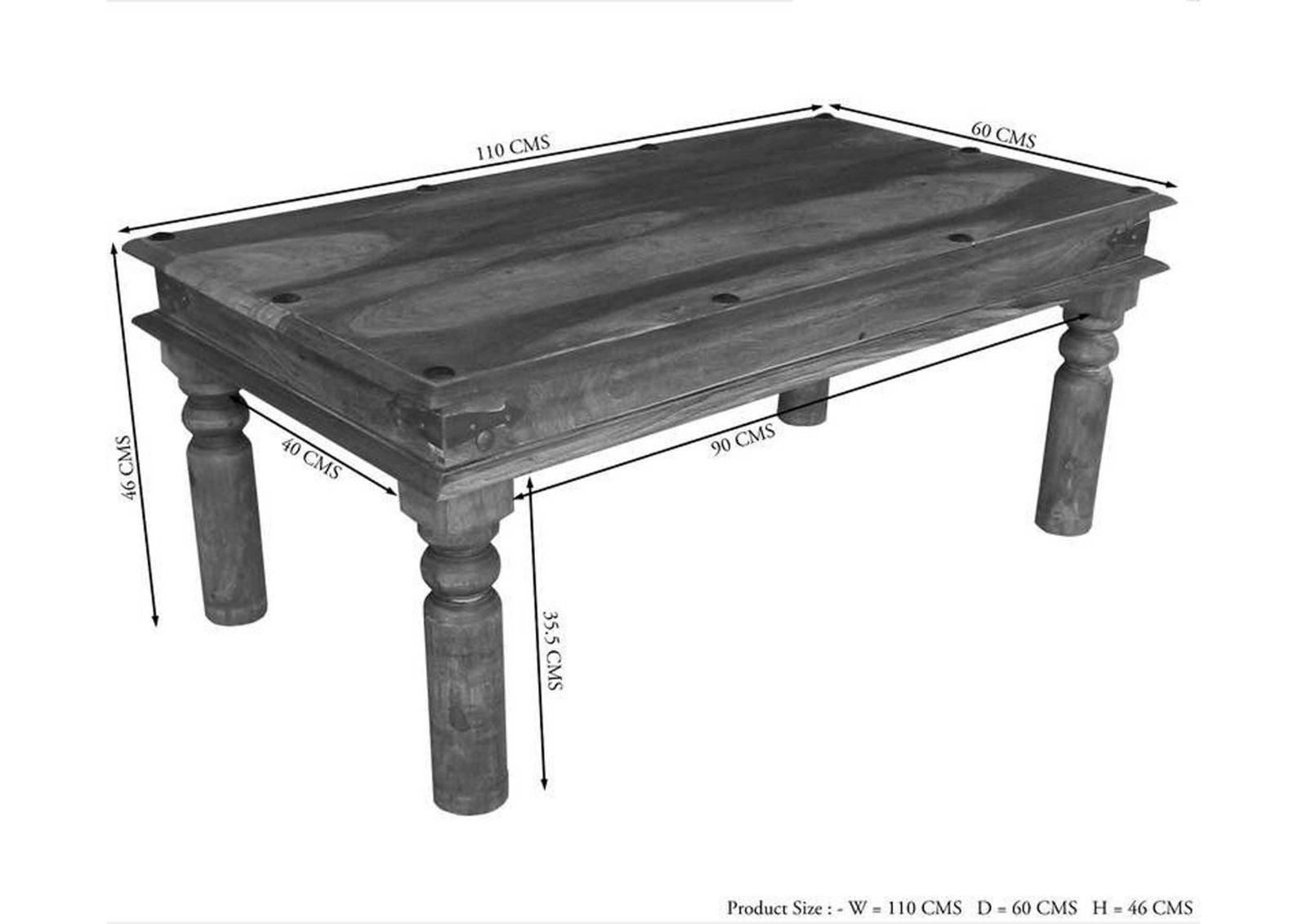 Victoria Fashionable Sheesham Coffee Table #2 - Duraster