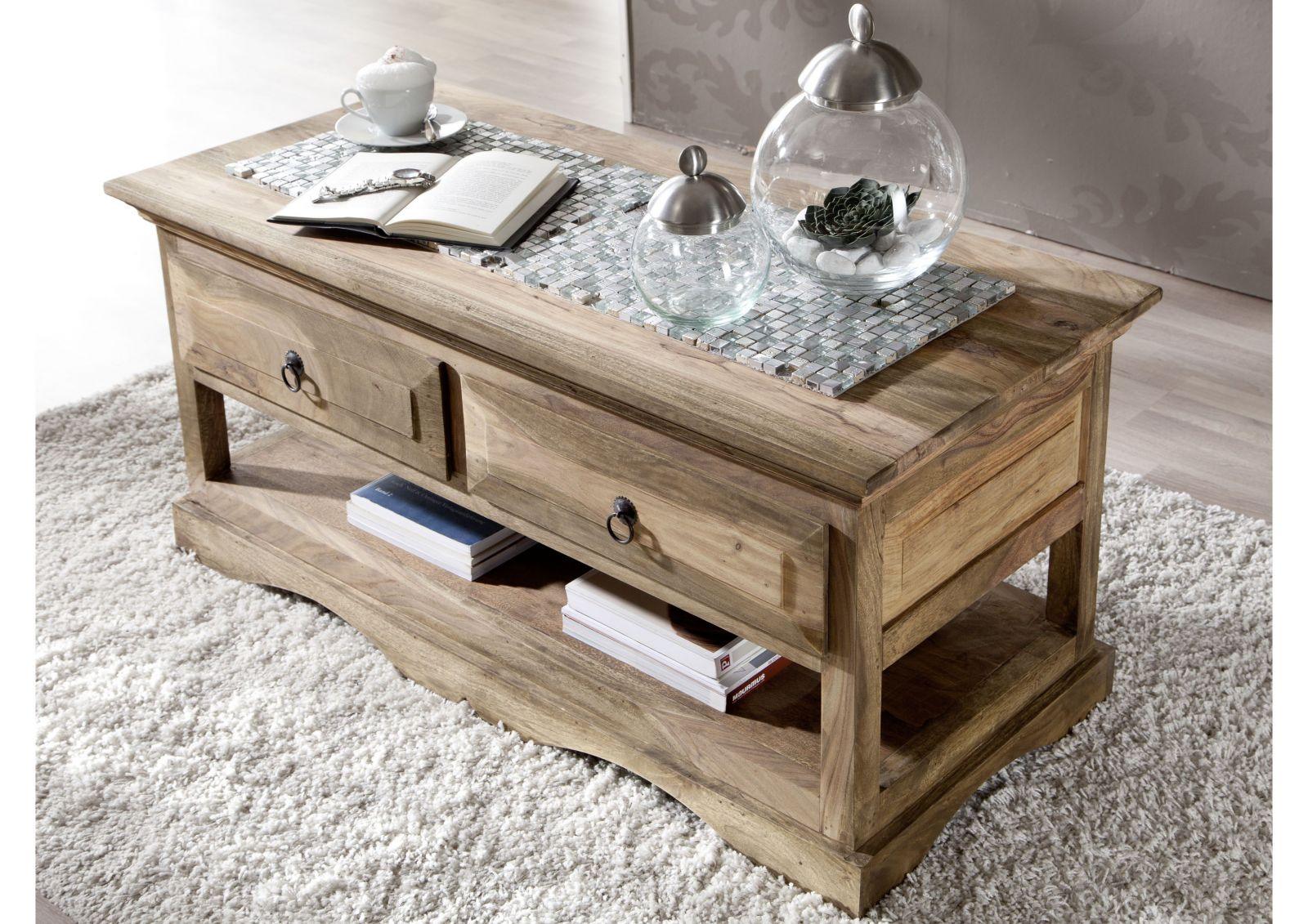 Victoria Retro Sheesham Coffee Table #5 - Duraster