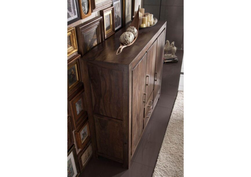 Gangaur New Edge Sheesham Highboard Cabinet #8 - Duraster
