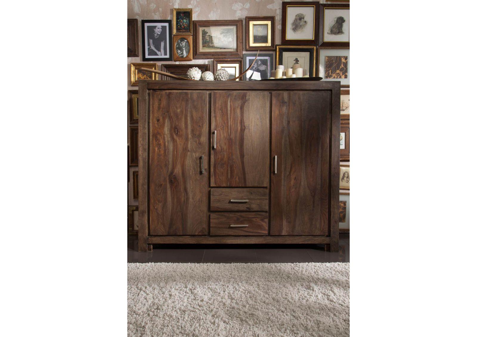 Gangaur New Edge Sheesham Highboard Cabinet #8 - Duraster