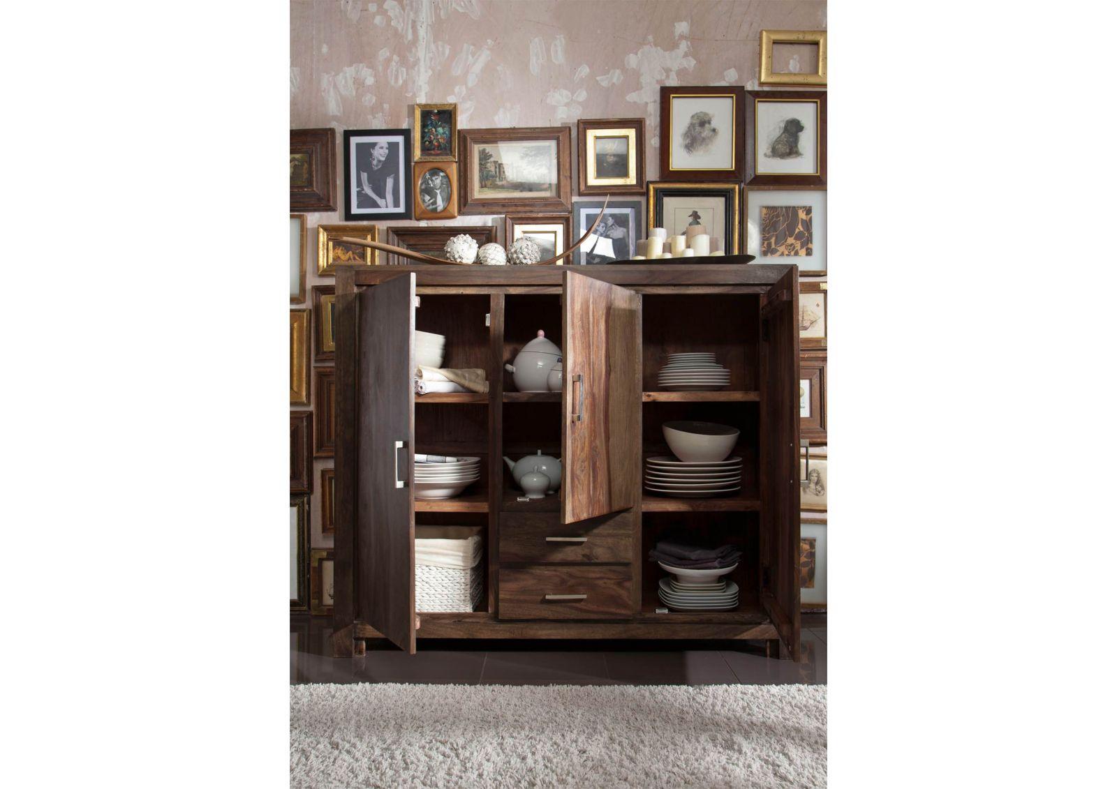 Gangaur New Edge Sheesham Highboard Cabinet #8 - Duraster