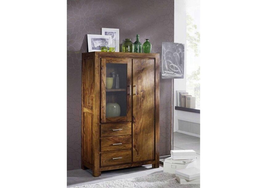 Metro Stylish Sheesham Highboard #11 - Duraster