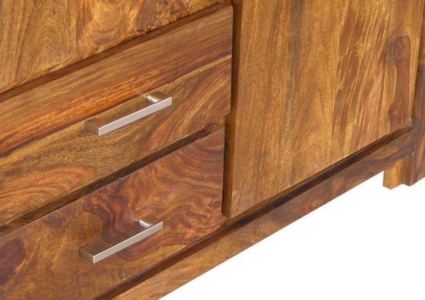 Metro Modern Sheesham Highboard Cabinet #6 - Duraster