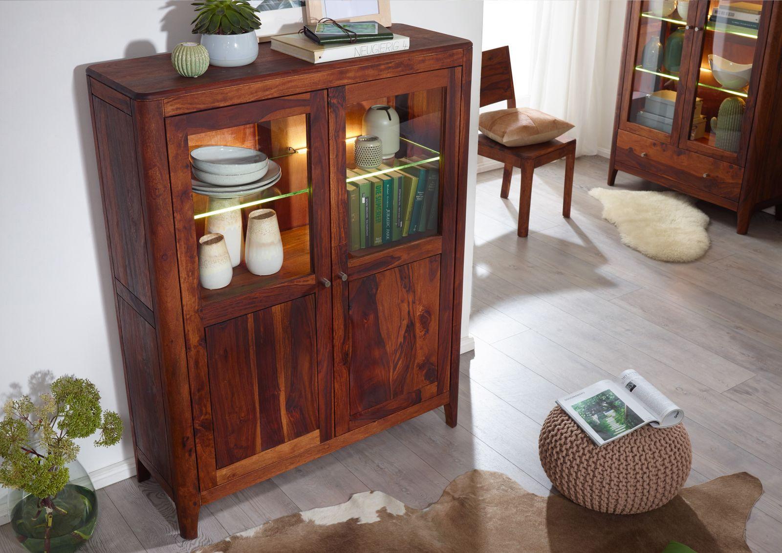 Heritage Sheesham Elegant Display Cabinet #2 - Duraster