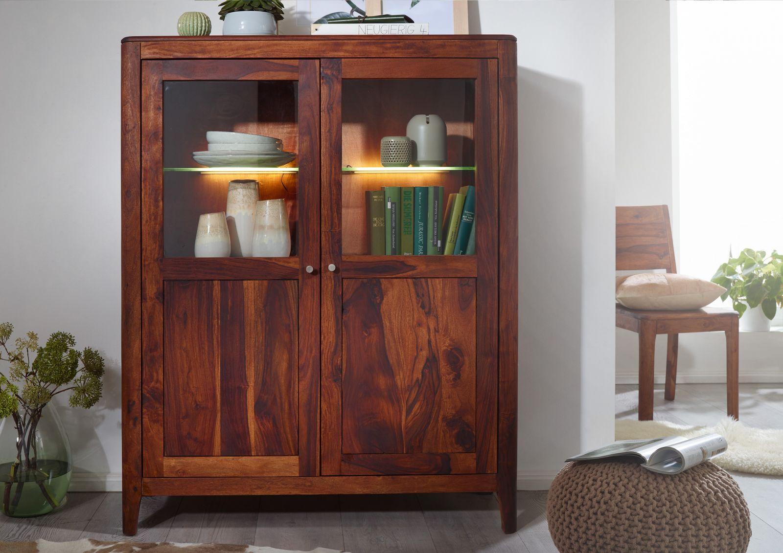 Heritage Sheesham Elegant Display Cabinet #2 - Duraster
