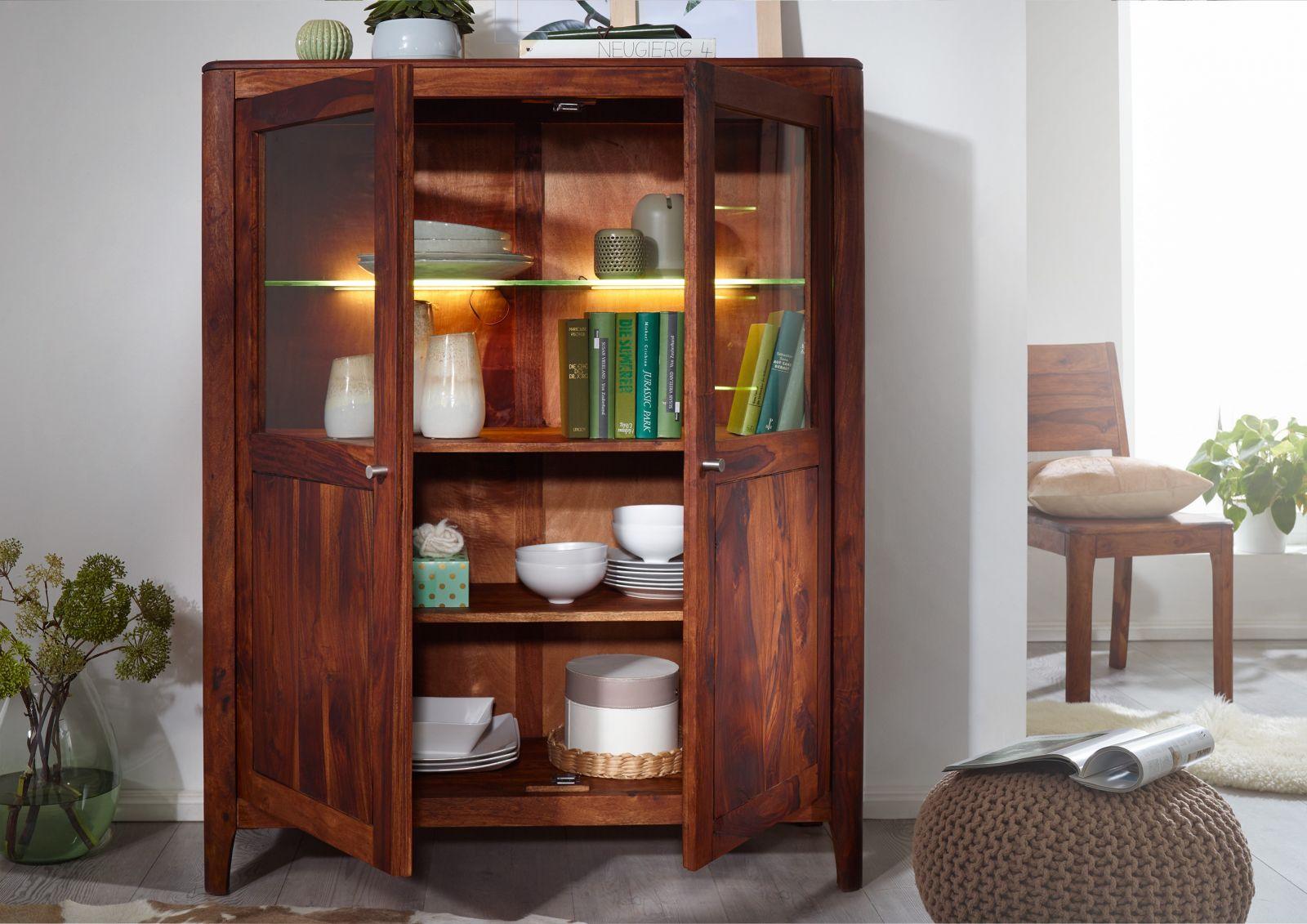 Heritage Sheesham Elegant Display Cabinet #2 - Duraster