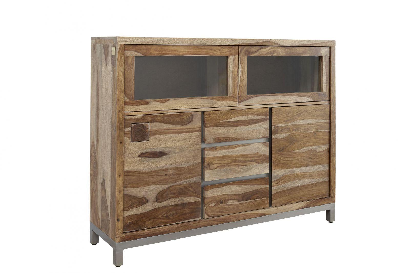 Thar Sheesham Wood Modern Sideboard Cabinet - Duraster