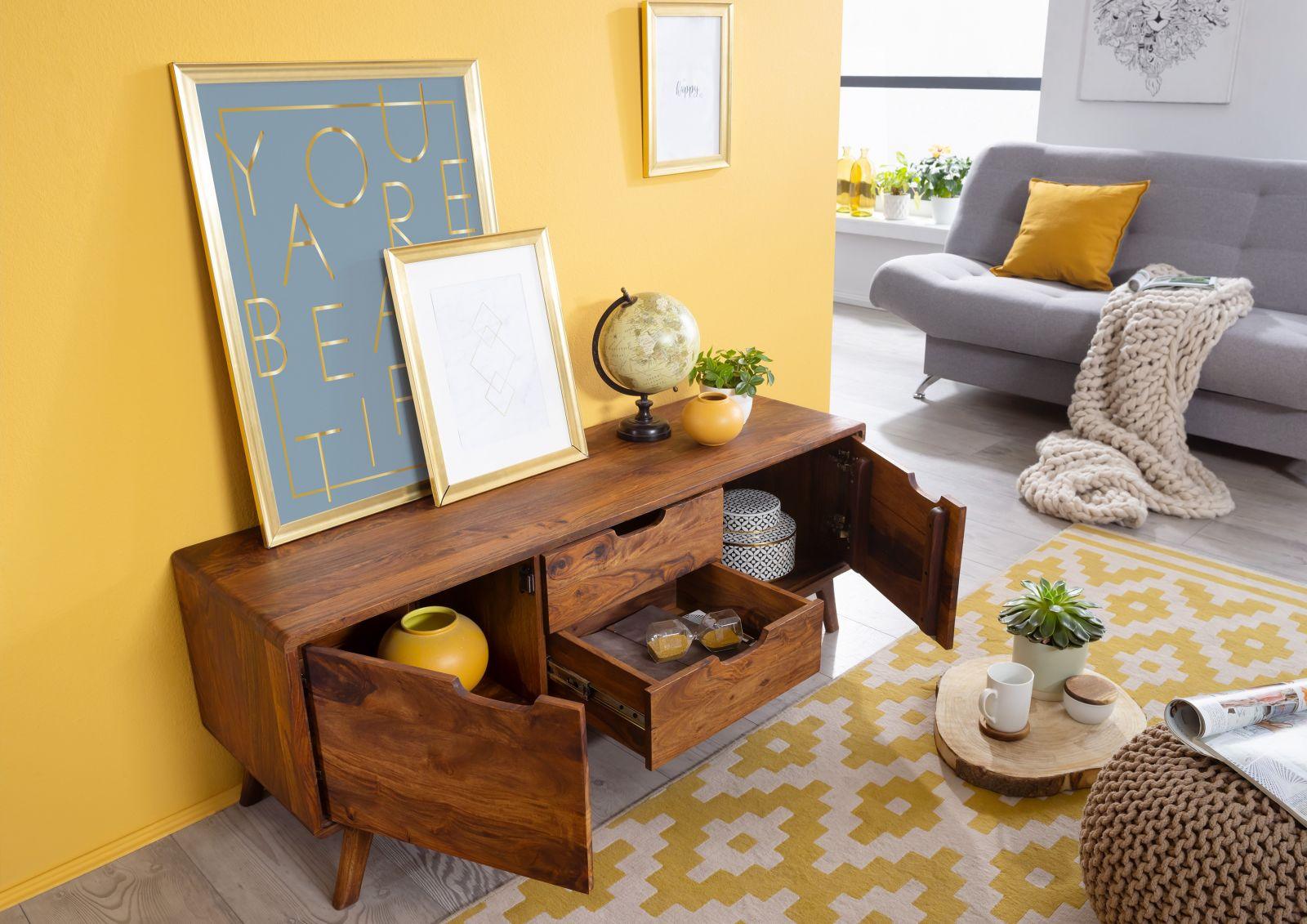 Ummed Modern & Contemporary Sheesham Wood Sideboard Cabinet #1 - Duraster