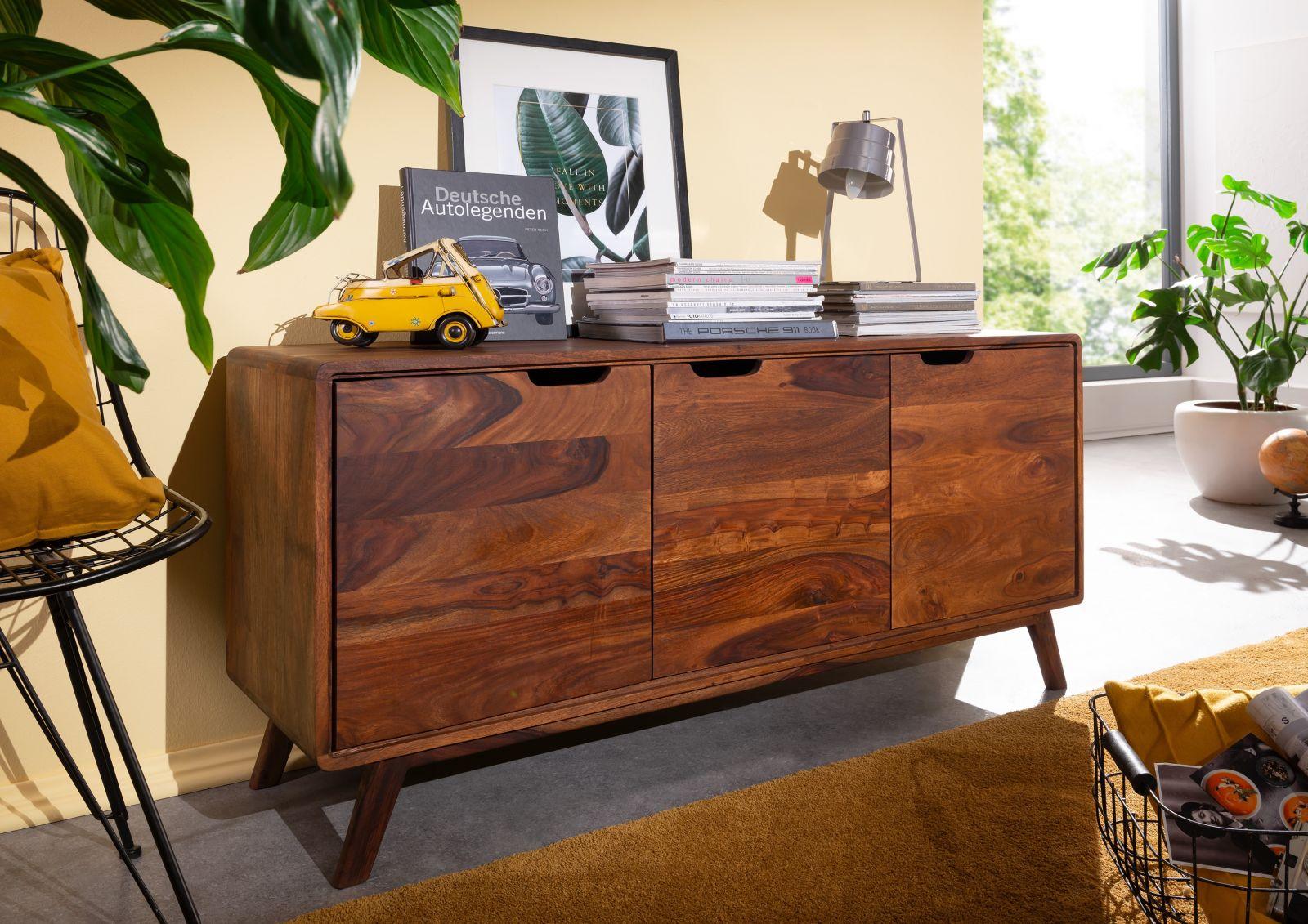 Ummed Modern Sheesham Wood Sideboard Cabinet #11 - Duraster