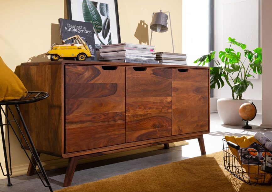 Ummed Modern Sheesham Wood Sideboard Cabinet #11 - Duraster
