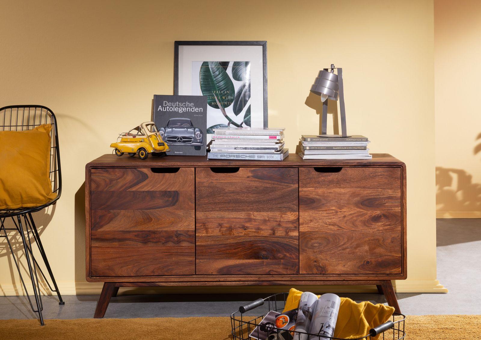 Ummed Modern Sheesham Wood Sideboard Cabinet #11 - Duraster