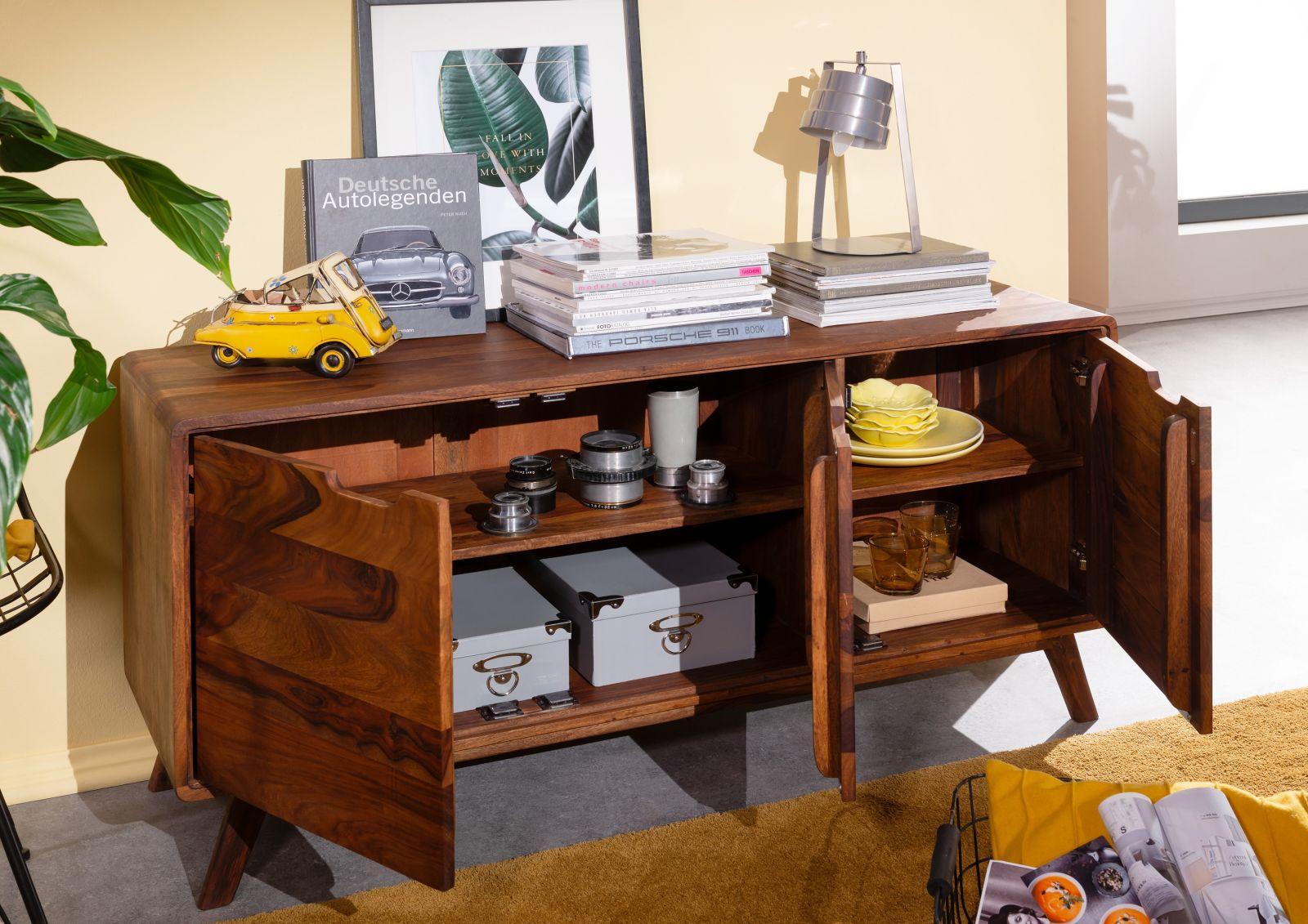 Ummed Modern Sheesham Wood Sideboard Cabinet #11 - Duraster