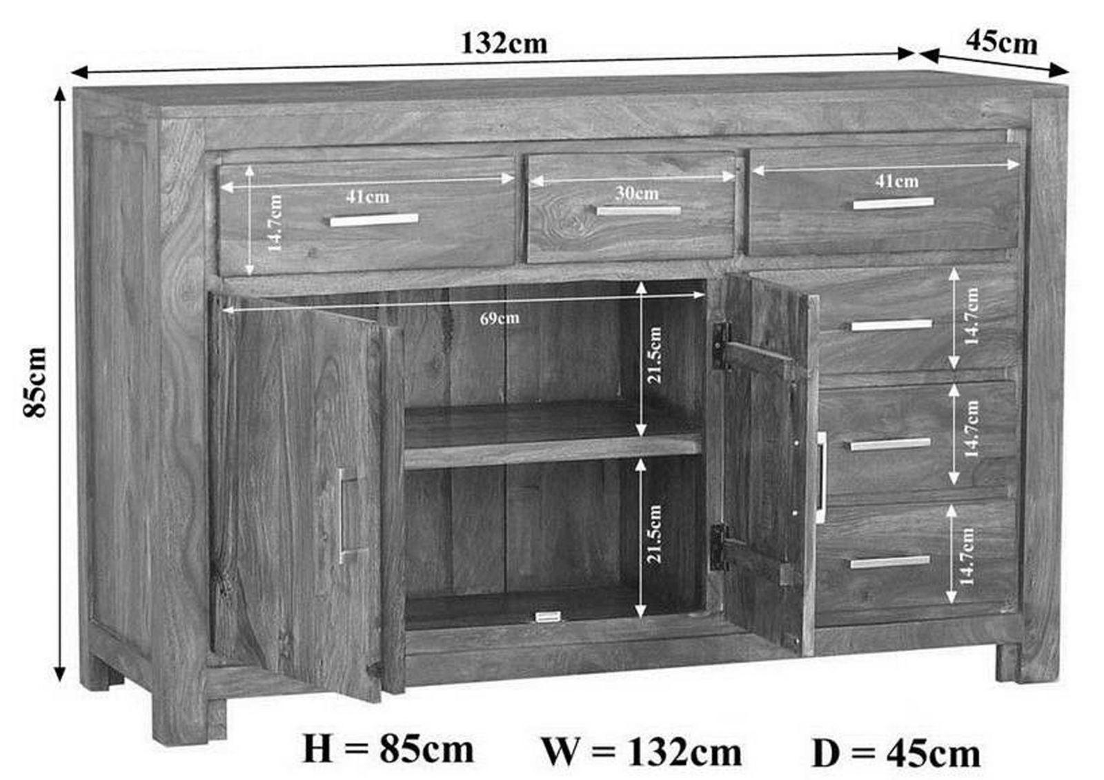 Metro Stylish Sheesham Sideboard #13 - Duraster