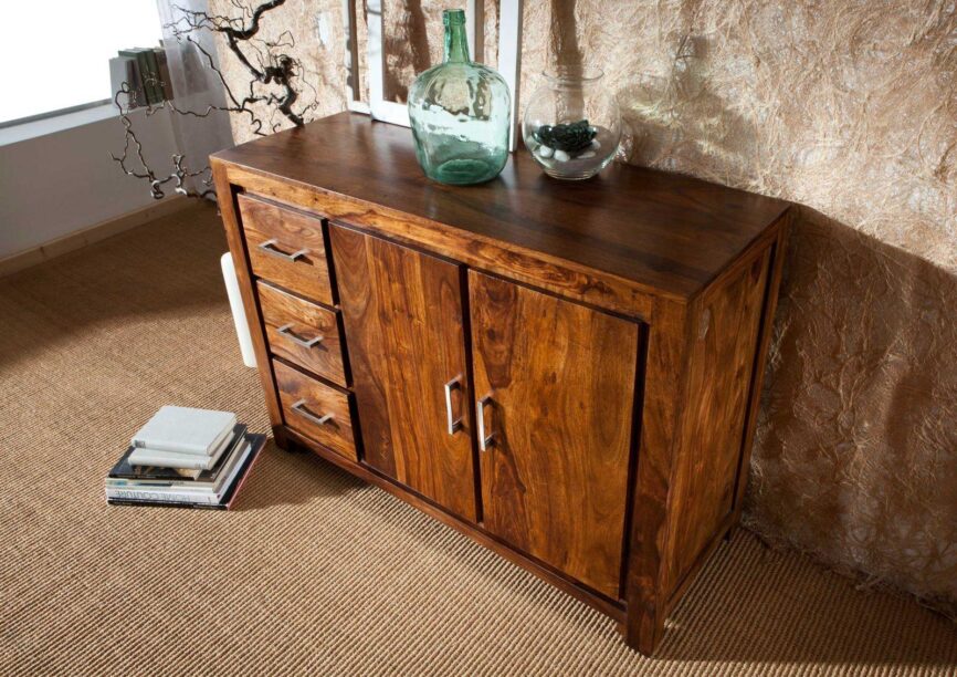 Metro Newedge Sheesham Sideboard Cabinet #8 - Duraster