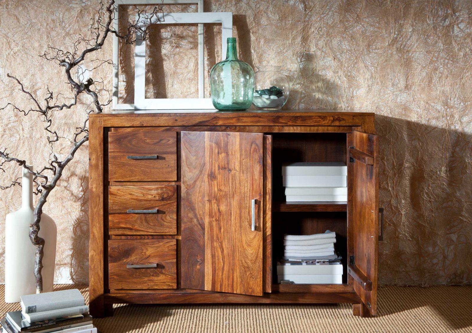 Metro Newedge Sheesham Sideboard Cabinet #8 - Duraster