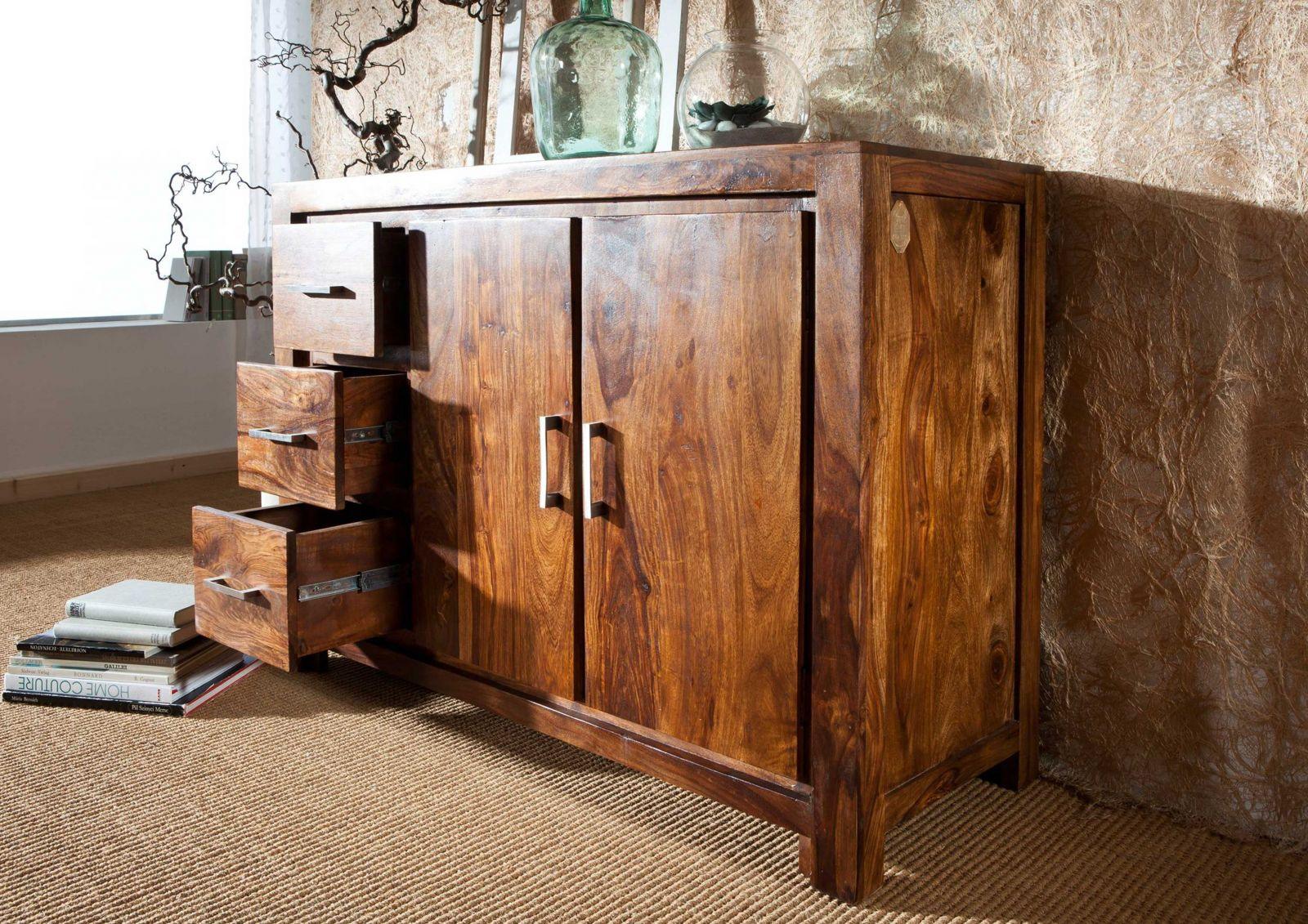 Metro Newedge Sheesham Sideboard Cabinet #8 - Duraster