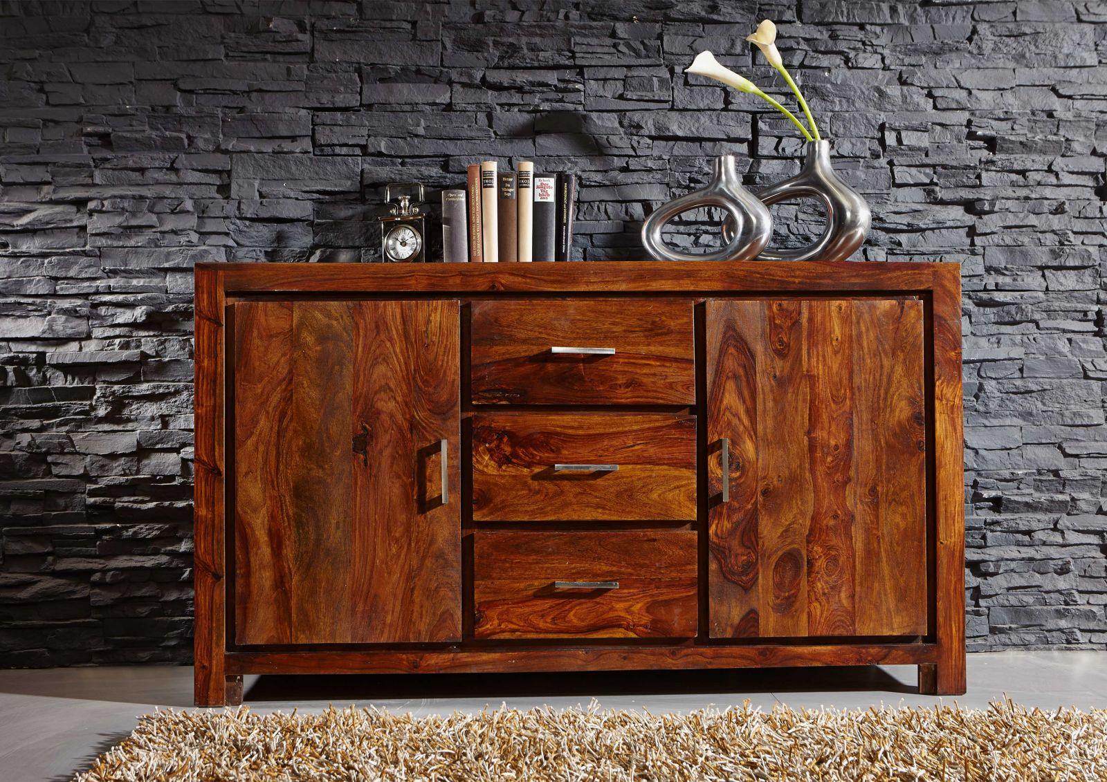 Metro Modern Sheesham Sideboard Cabinet #7 - Duraster