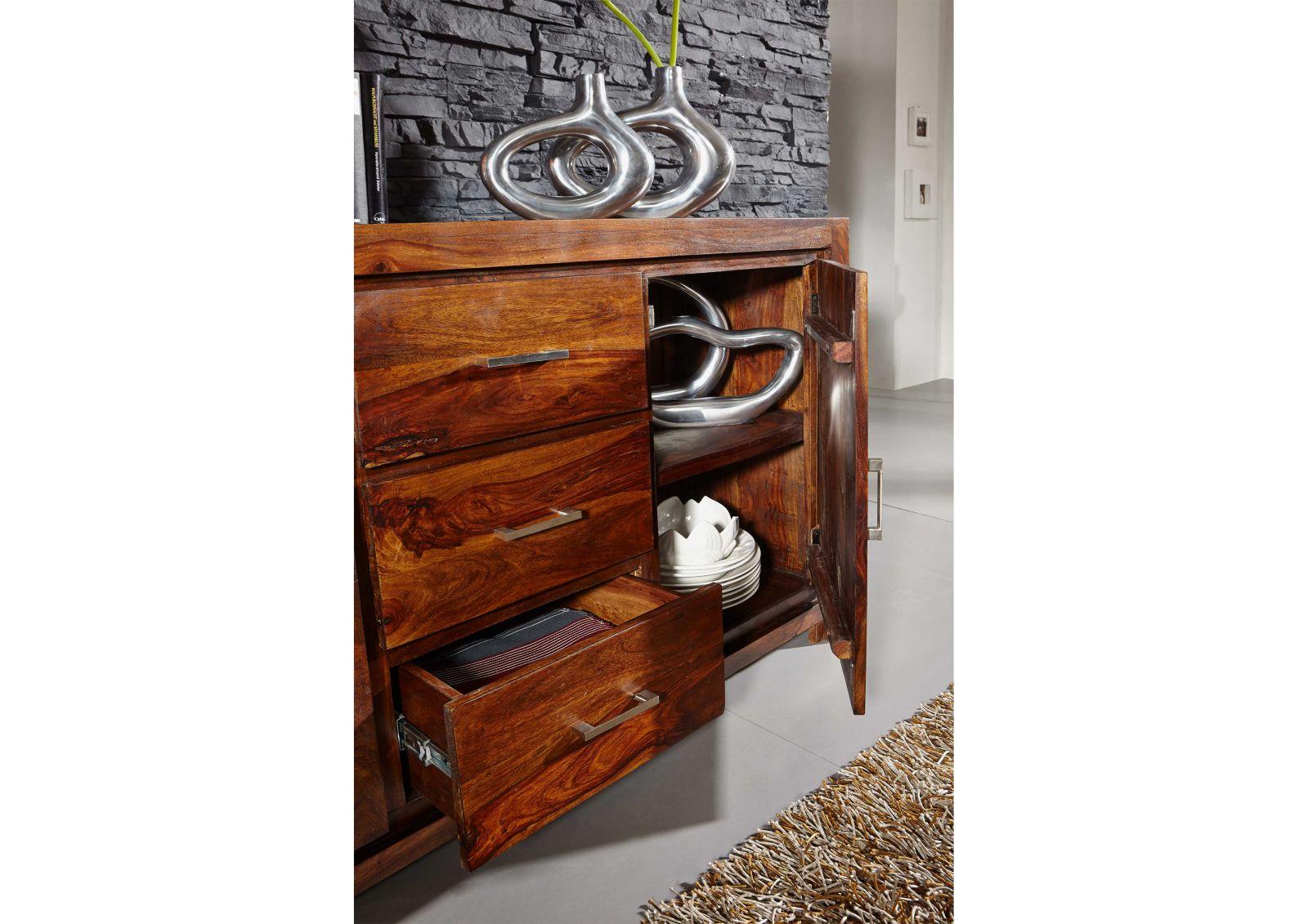 Metro Modern Sheesham Sideboard Cabinet #7 - Duraster
