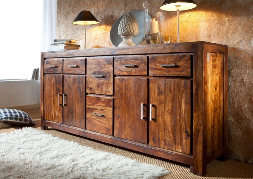 Metro Classic Sheesham Sideboard Cabinet #1 - Duraster