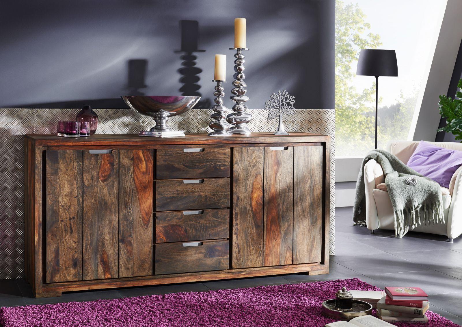 Marvel Modern Sheesham Wood Sideboard Cabinet #4 - Duraster