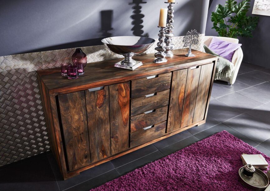 Marvel Modern Sheesham Wood Sideboard Cabinet #4 - Duraster