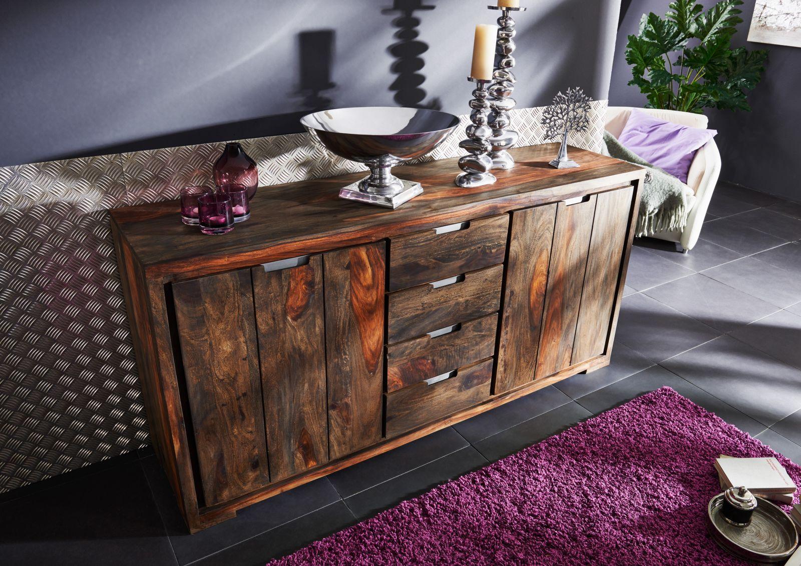 Marvel Modern Sheesham Wood Sideboard Cabinet #4 - Duraster
