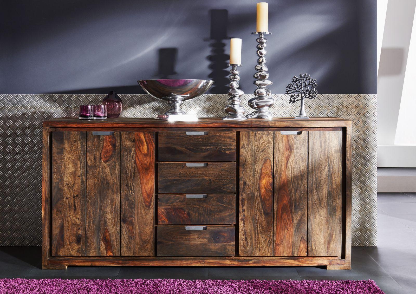 Marvel Modern Sheesham Wood Sideboard Cabinet #4 - Duraster