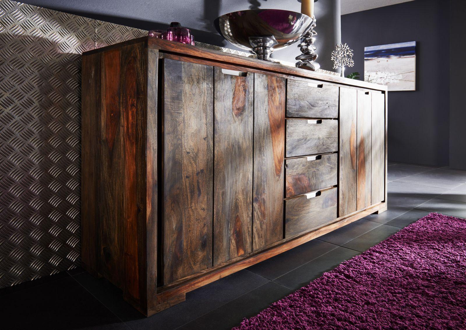 Marvel Modern Sheesham Wood Sideboard Cabinet #4 - Duraster