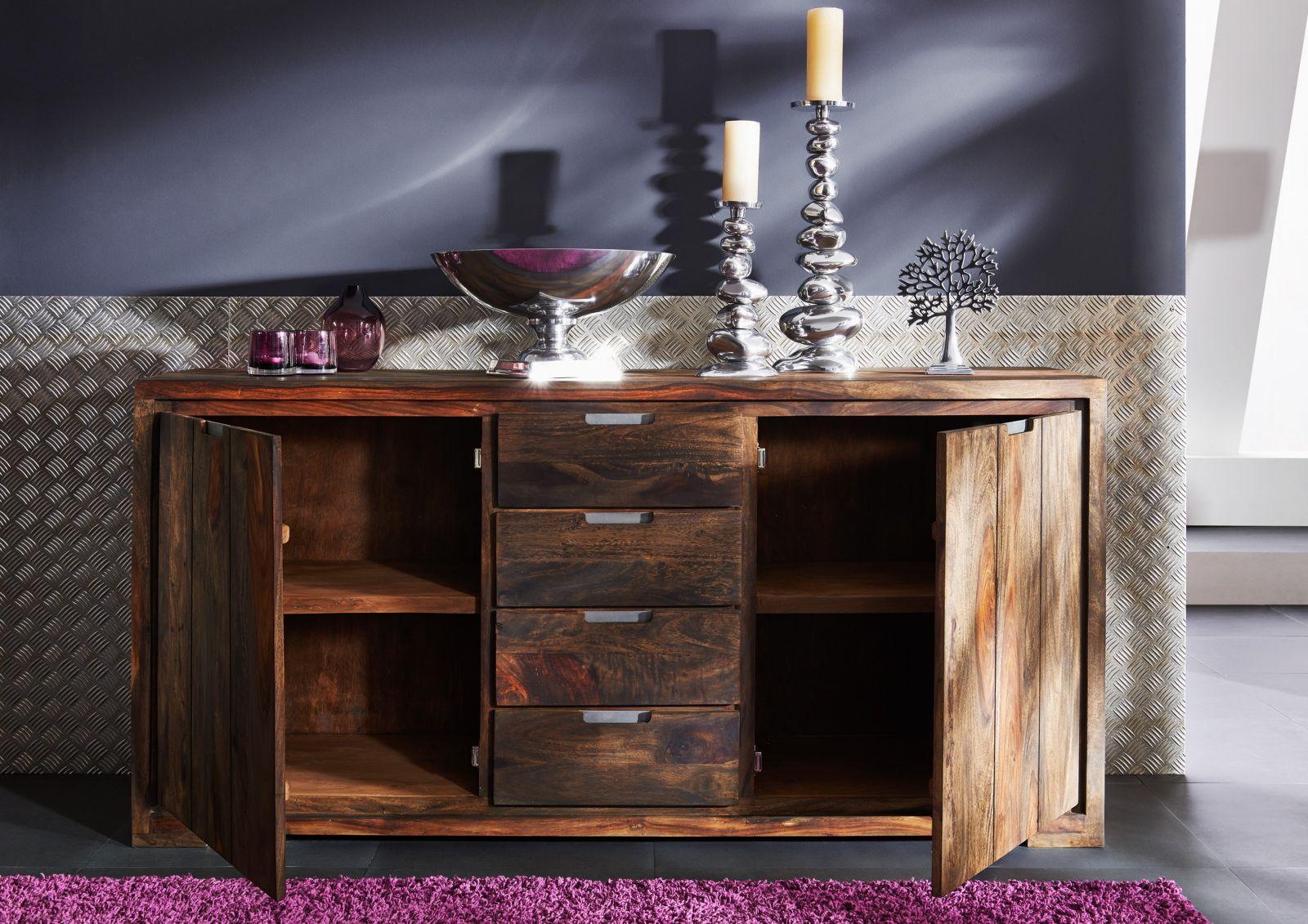 Marvel Modern Sheesham Wood Sideboard Cabinet #4 - Duraster