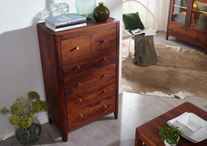 Heritage Sheesham Modern Dresser / Sideboard Cabinet #4 - Duraster