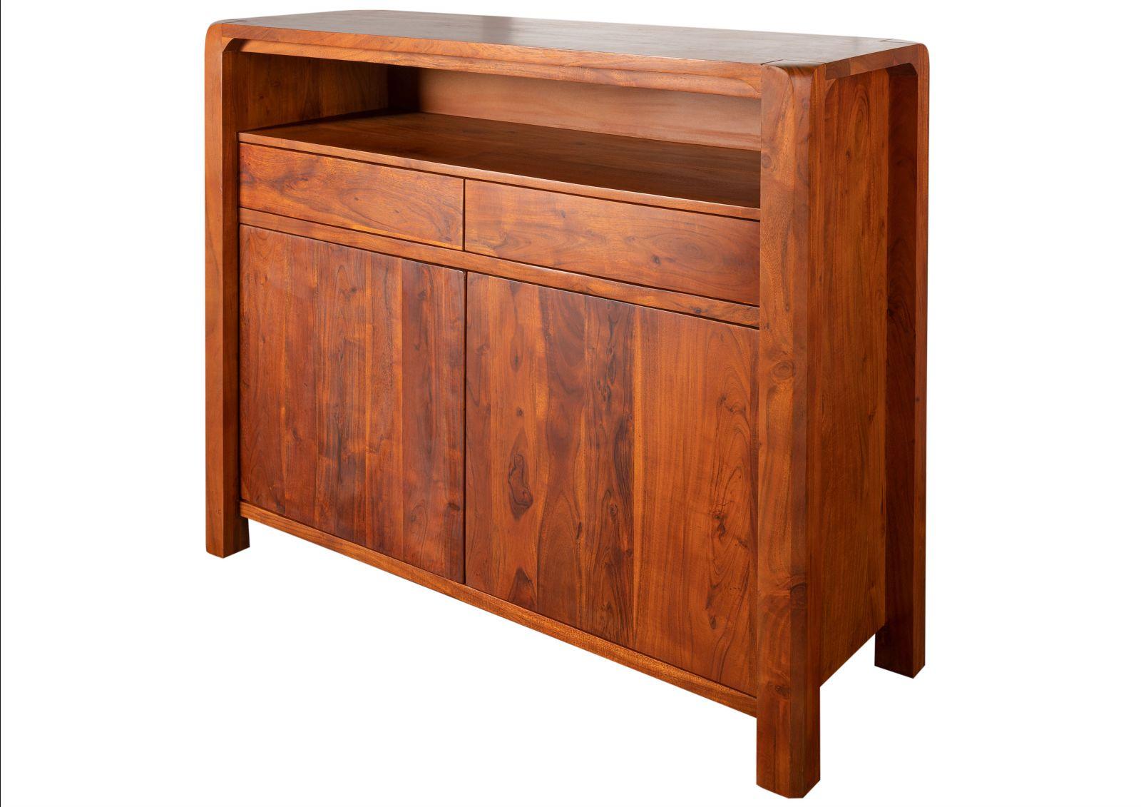 Osian Acacia Wood Modern Style Sideboard - Duraster