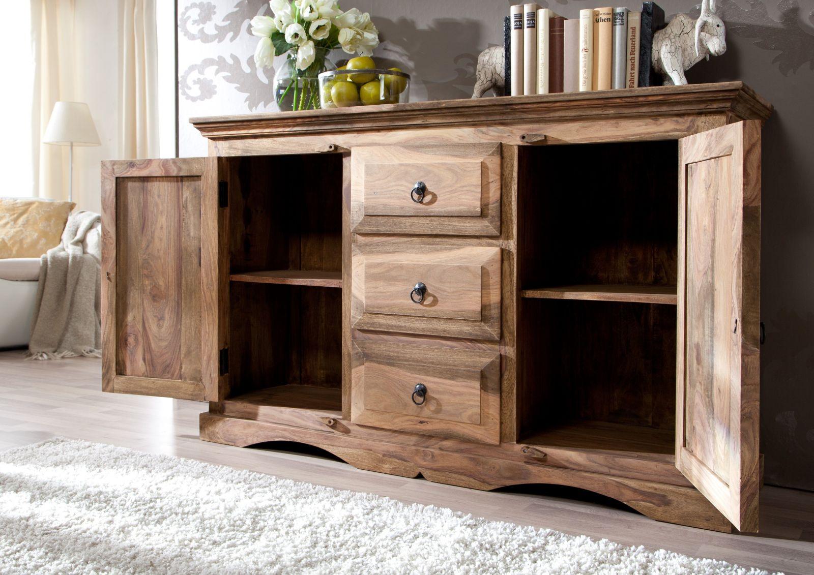 Victoria Elegant Sheesham Sideboard Cabinet #1 - Duraster