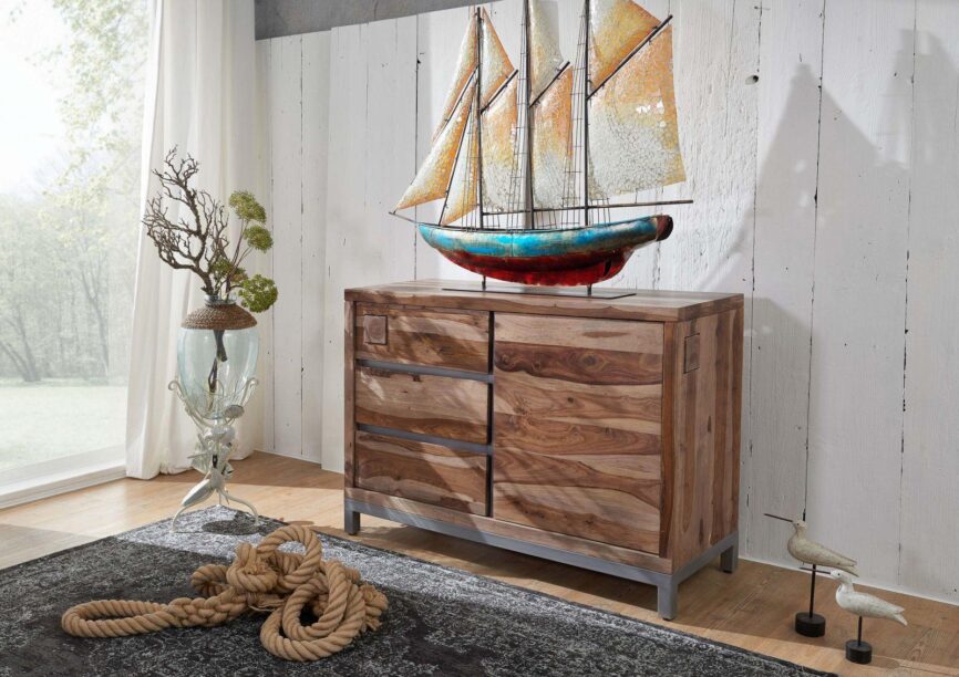 Thar Sheesham Wood Sideboard Cabinet - Duraster