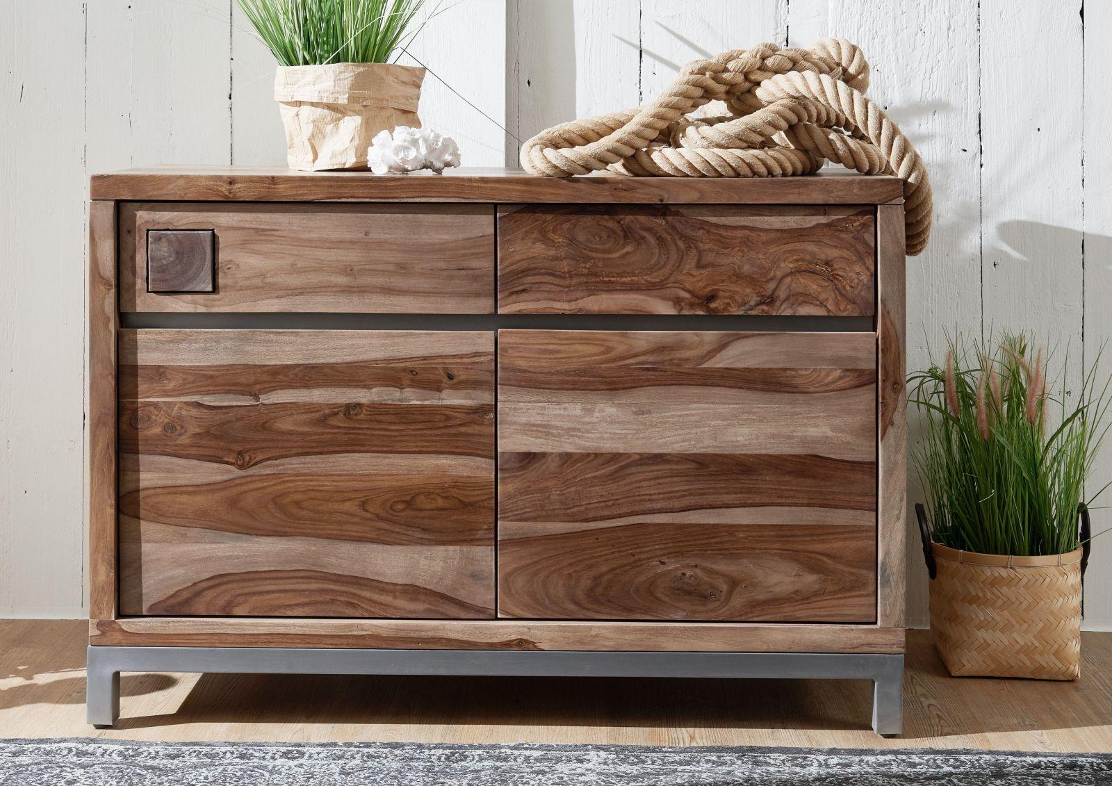 Thar Modern Sheesham Wood Sideboard Cabinet - Duraster